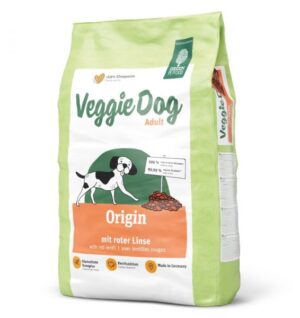 Green Petfood VeggieDog Origin Cão Adulto – Lentilha vermelha – 10 kg