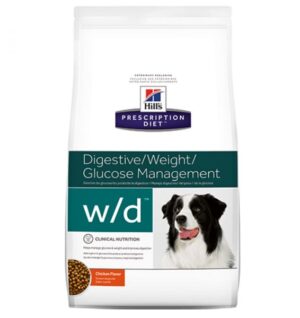Hills Prescription Diet w/d Canine with Chicken  12 kg