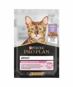 Pro Plan Delicate Digestion - em molho para gato adulto sensível - Peru