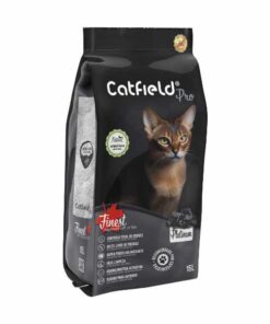 Areia Aglomerante de talco para gato 15L- Catfield Platinum Pro