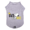 Sweat Snoopy Lazy Days sem carapuço para cães - Cinza