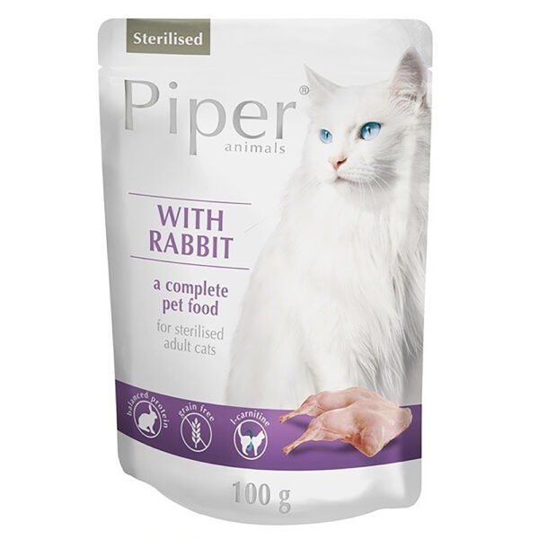 Piper com Coelho para gato esterilizado