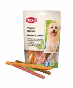Vegan Sticks com Batata Doce, Vegetais e Fruta da Trixie
