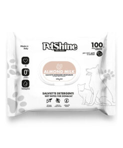 PetShine Wet Wipes leite de amêndoa  – Toalhitas Húmidas Suaves